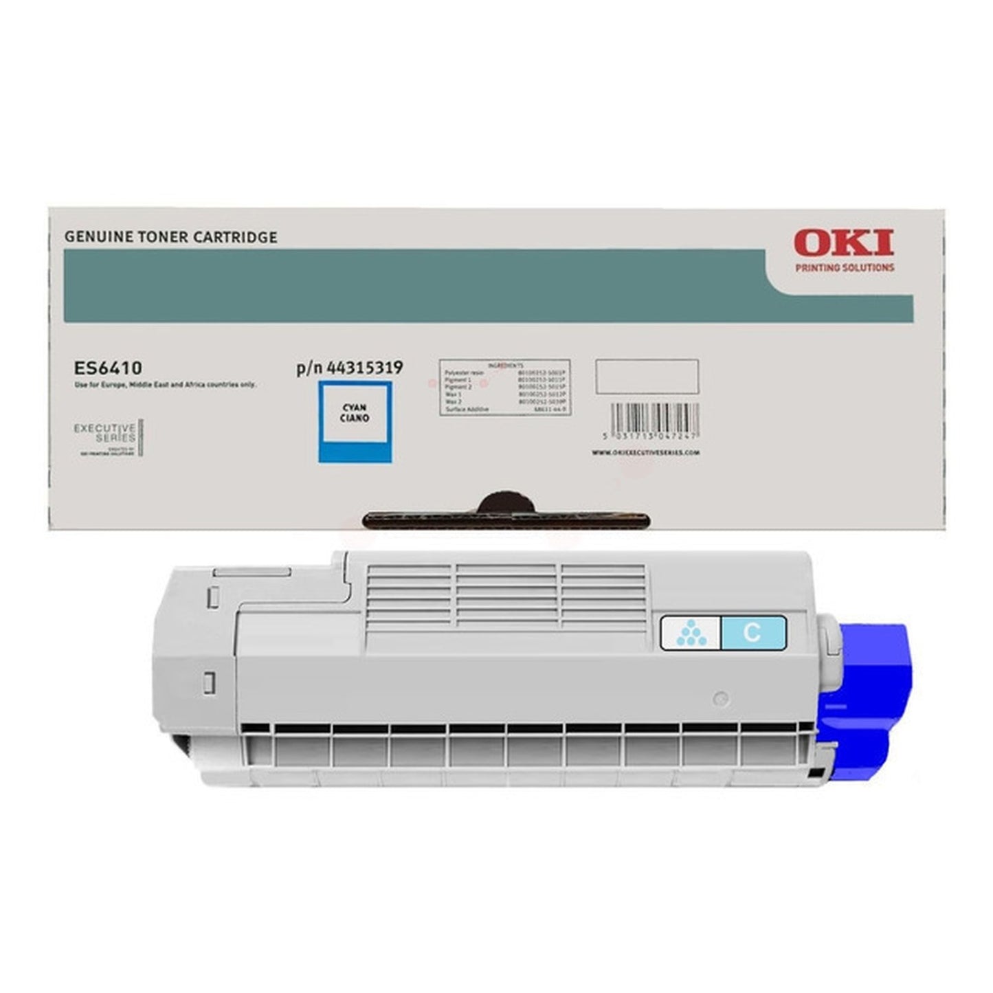 Toner d'origine OKI 44315319 - cyan