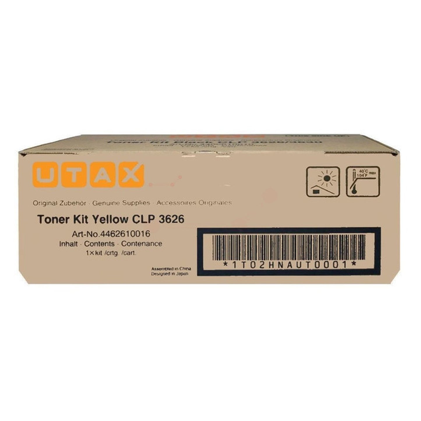 Toner d'origine Utax 4462610016 - jaune