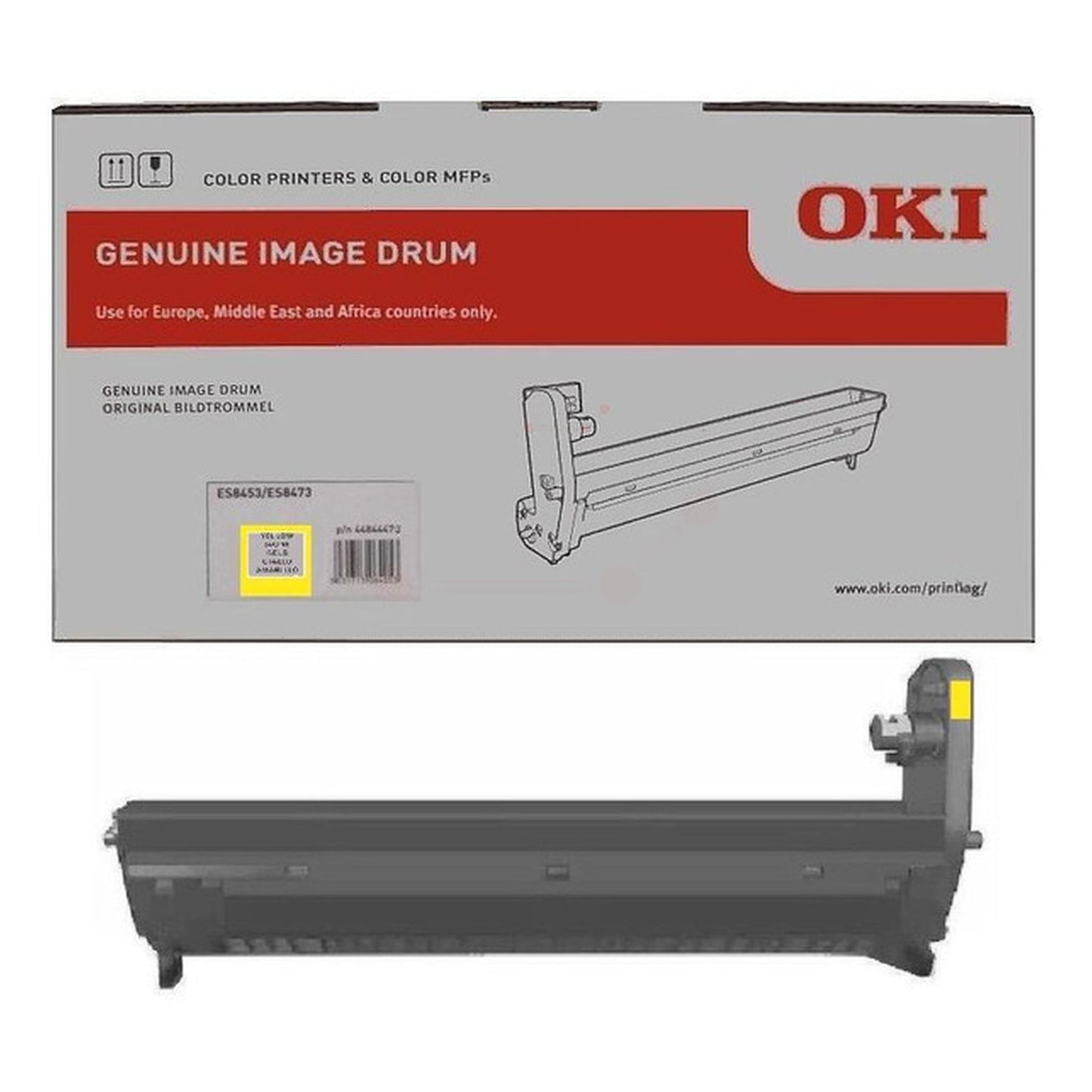 Tambour d'origine OKI 44844473 - jaune