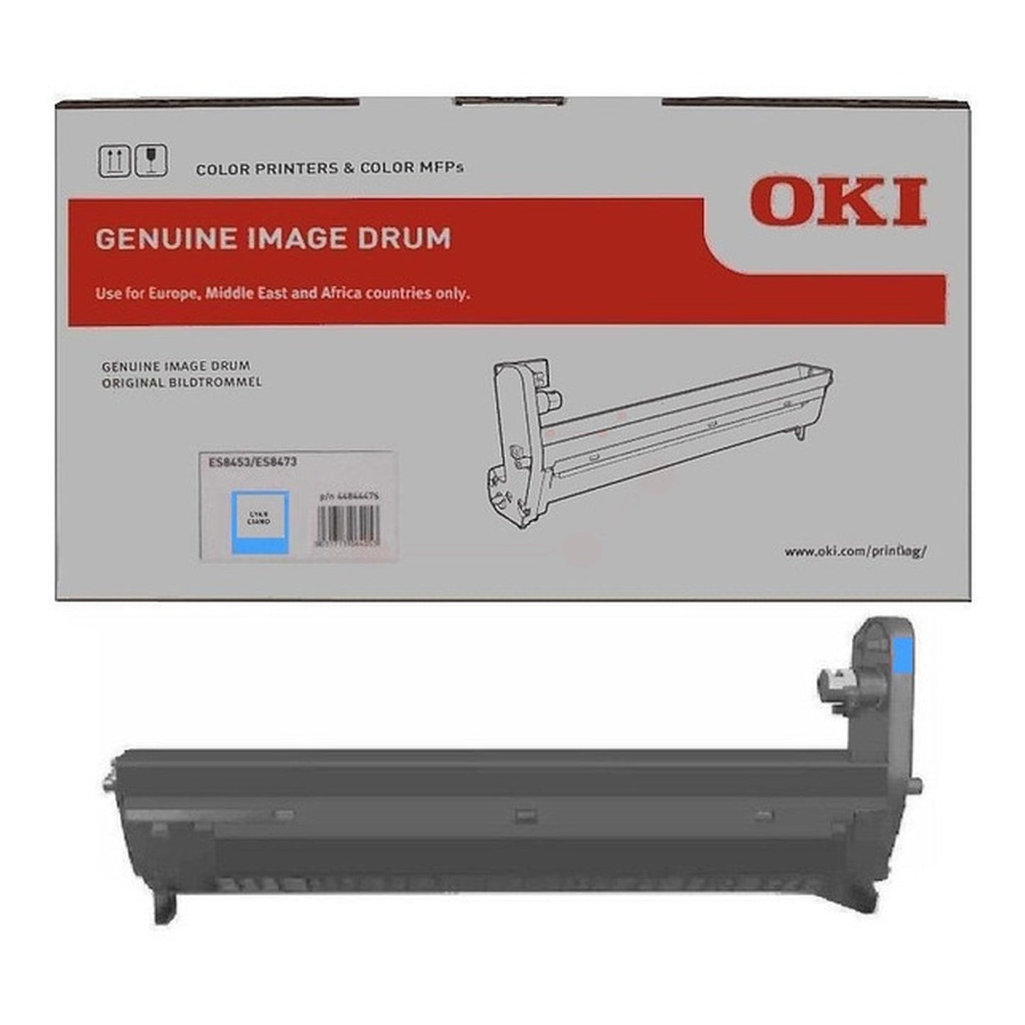 Tambour d'origine OKI 44844475 - cyan