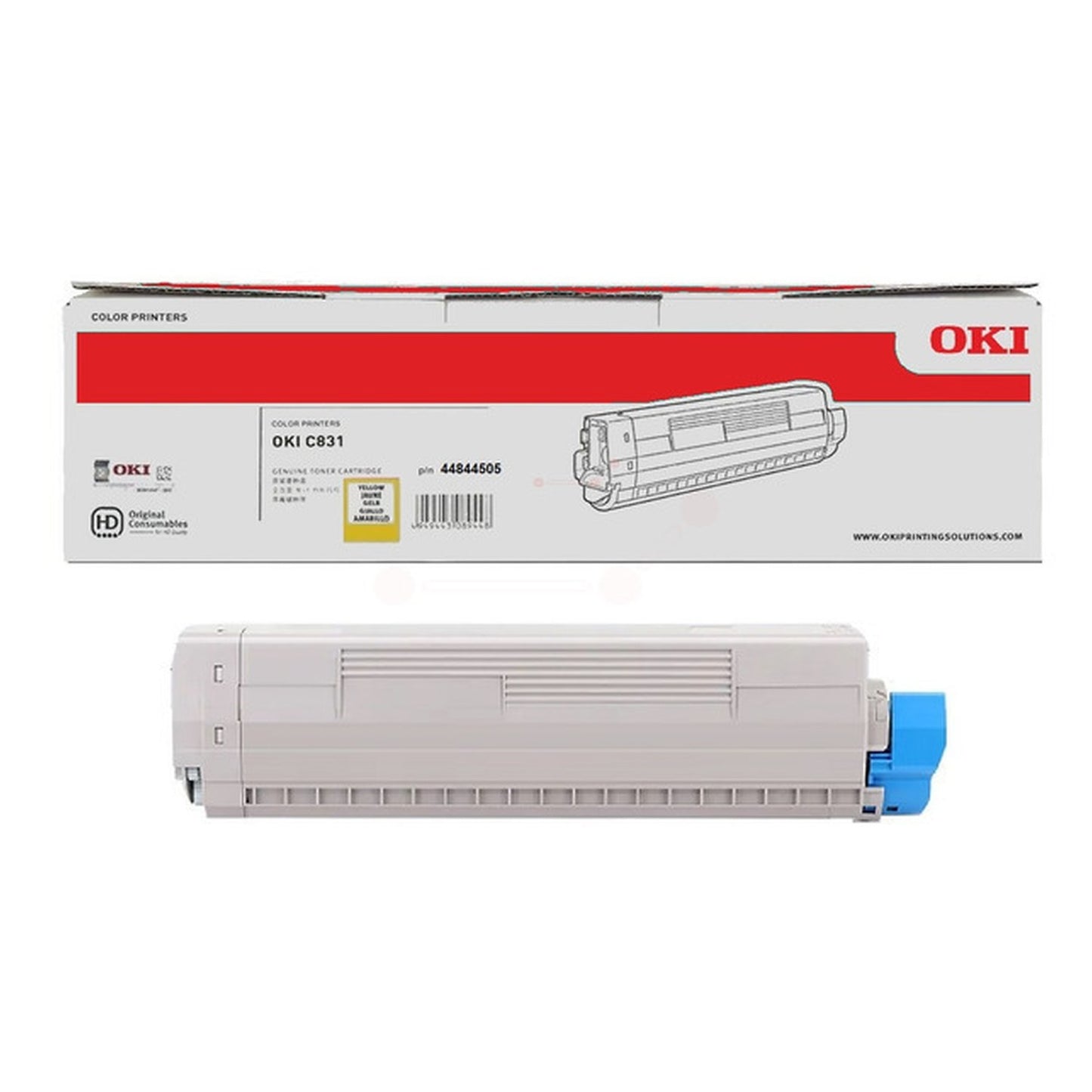 Toner d'origine OKI 44844505 - jaune