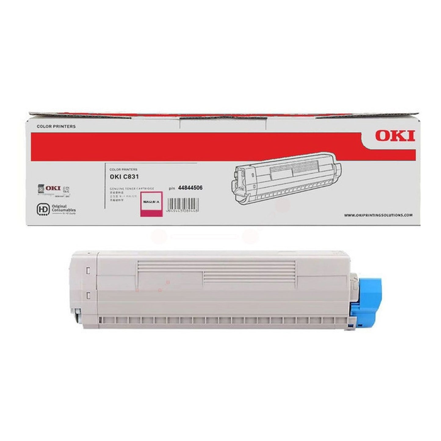 Toner d'origine OKI 44844506 - magenta