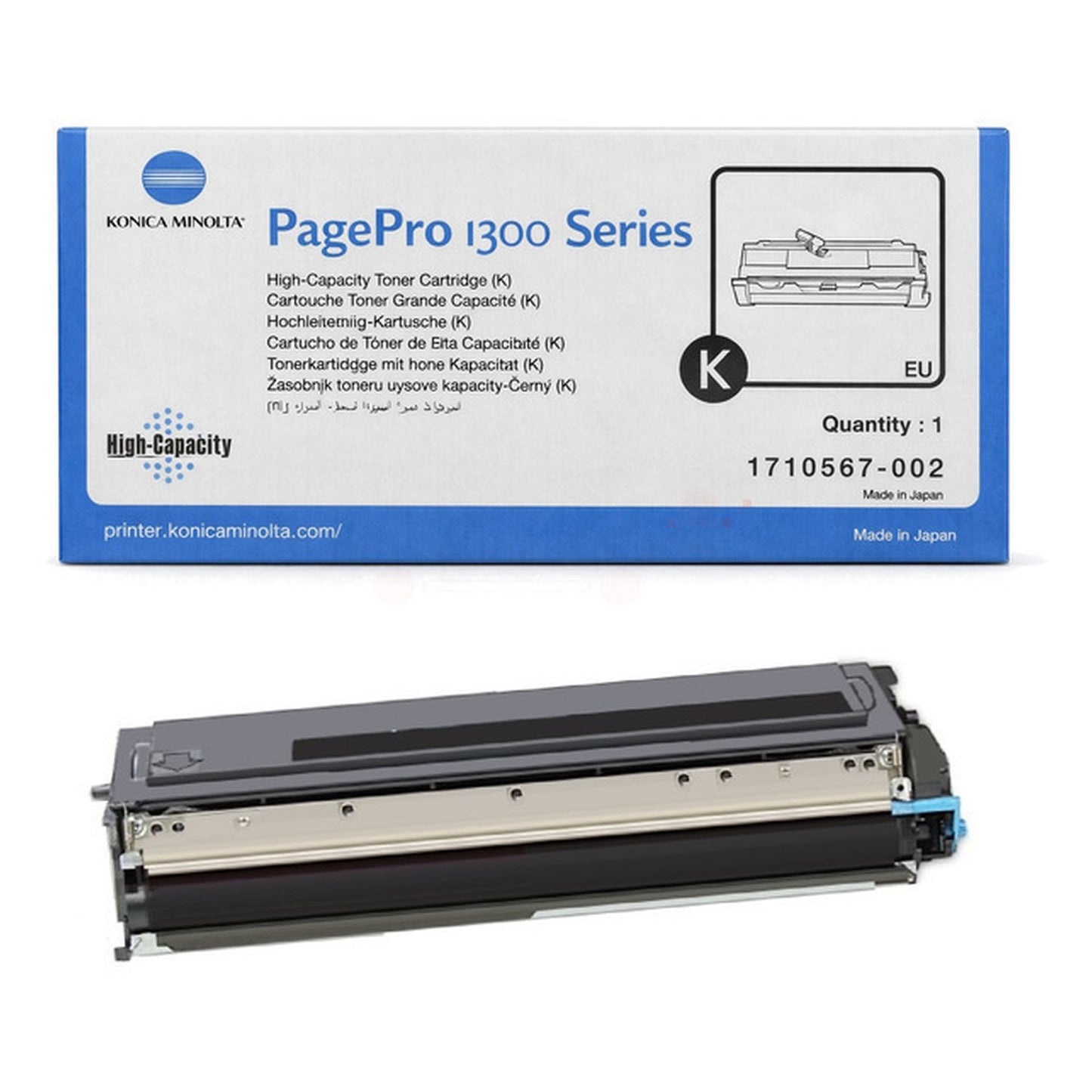 Toner d'origine Konica Minolta 4518812 / 171-0567-002 - noir