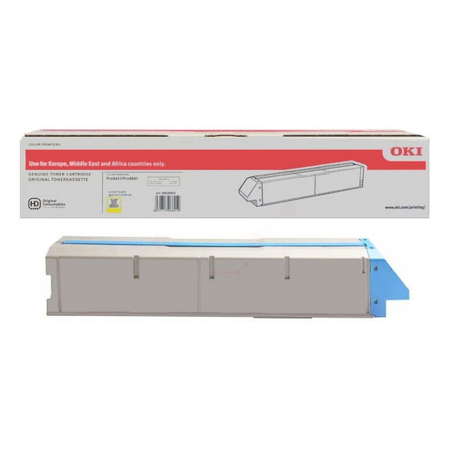 Toner d'origine OKI 45536553 - jaune