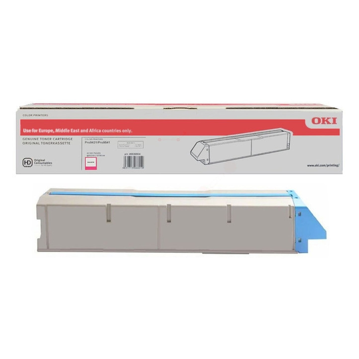 Toner d'origine OKI 45536554 - magenta