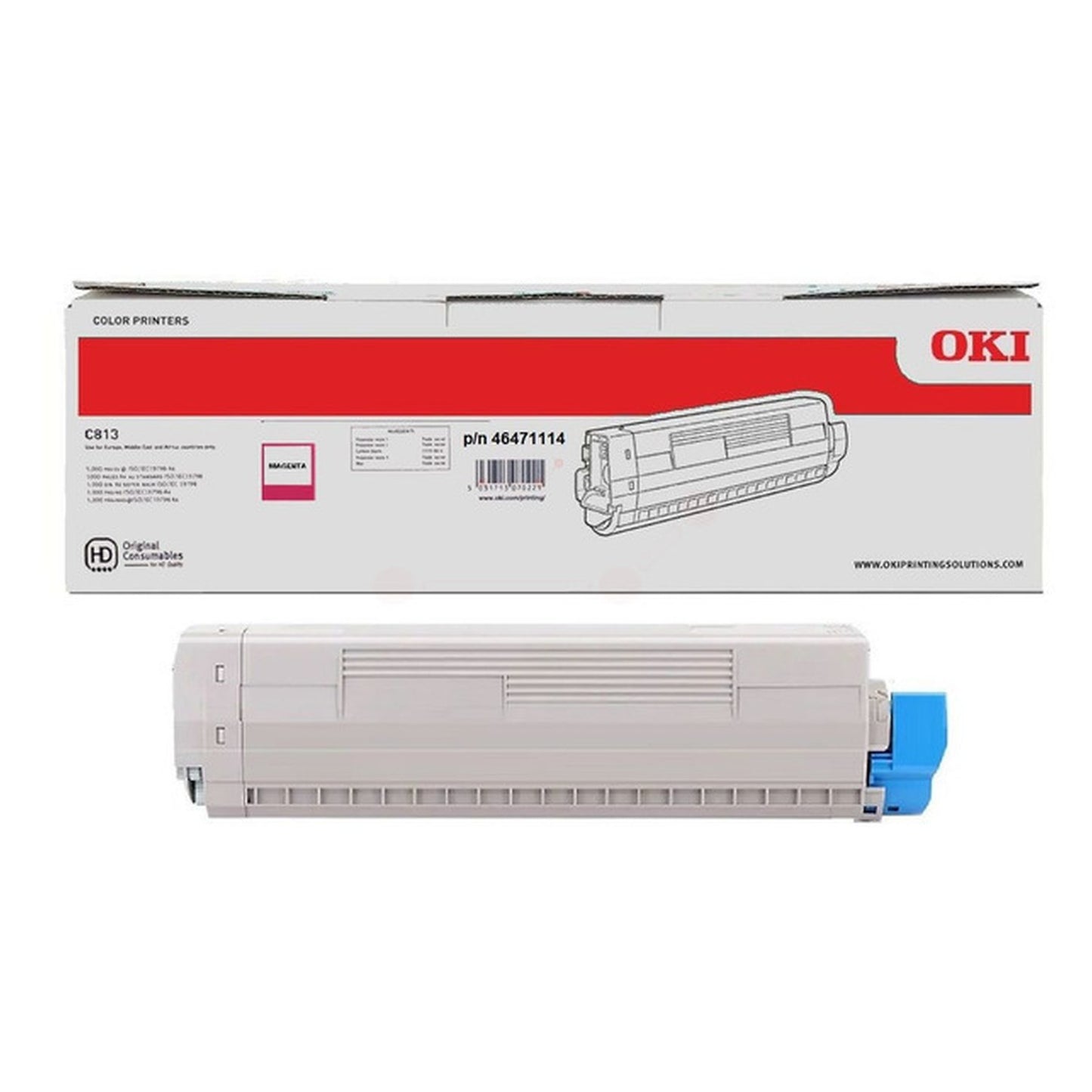 Toner d'origine OKI 46471114 - magenta