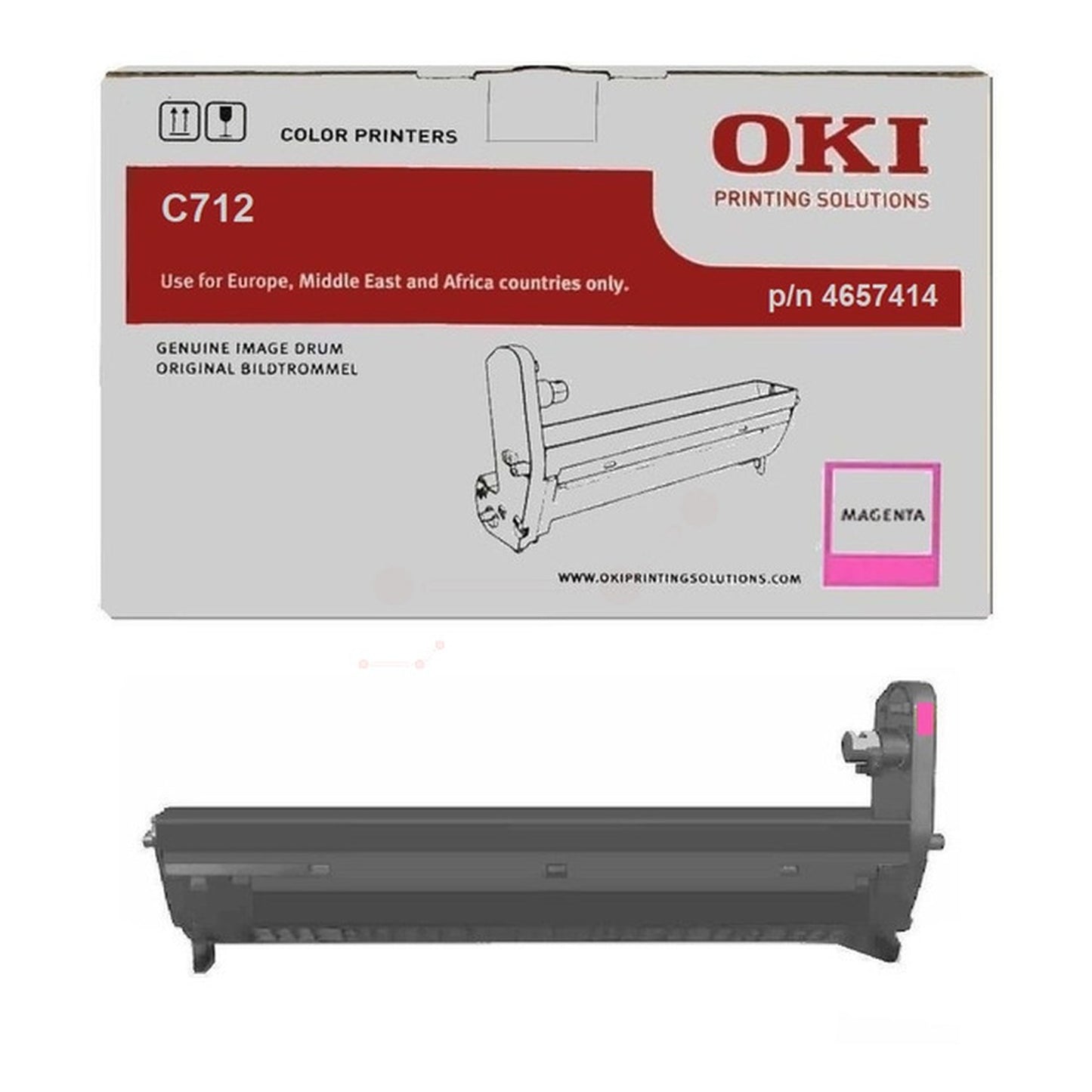 Tambour d'origine OKI 46507414 - magenta