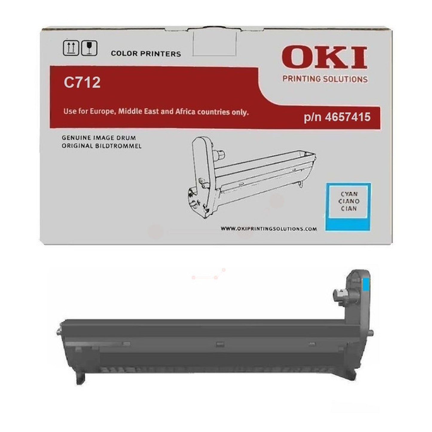 Tambour d'origine OKI 46507415 - cyan