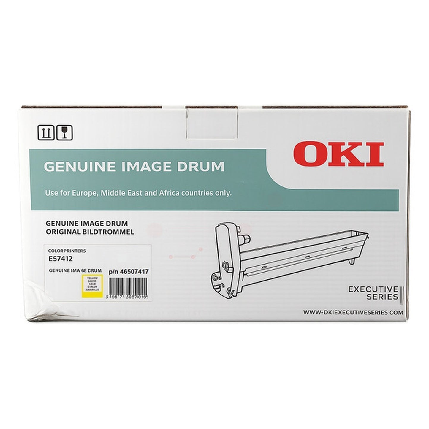 Tambour d'origine OKI 46507417 - jaune