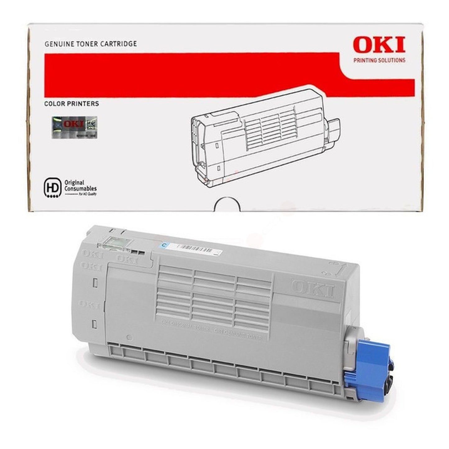 Toner d'origine OKI 46507615 - cyan