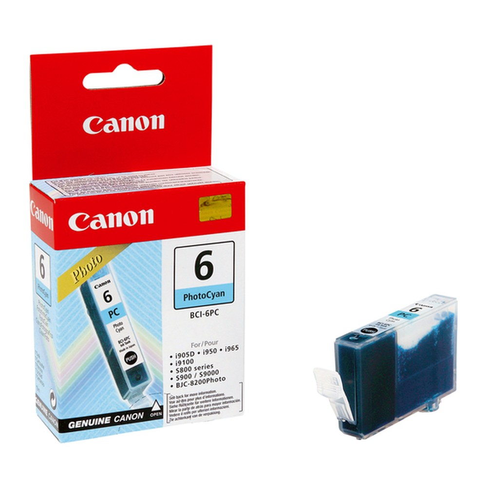 Cartouche d'origine Canon 4709A002 / BCI-6 PC - cyan photo