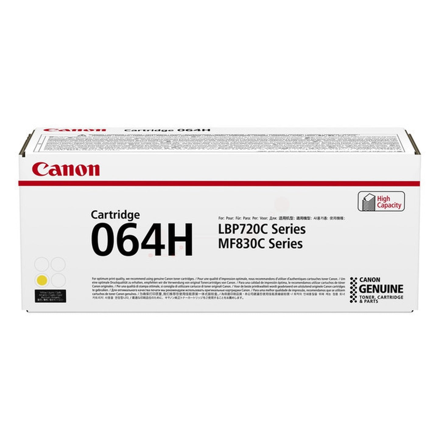 Toner d'origine Canon 4932C002 / 064 H - jaune