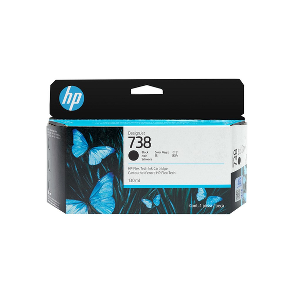 Cartouche d'origine HP 498N4A / 738 - noire