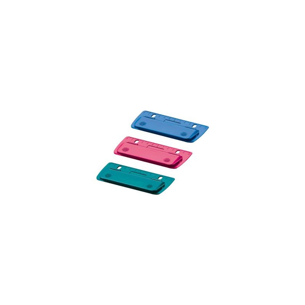 herlitz Perforateur de poche Color-Blocking, capacité