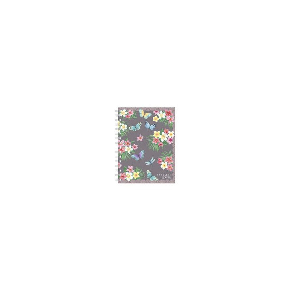 herlitz Carnet à spirales Ladylike "Butterflies", A5
