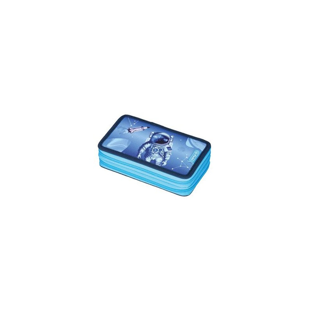 herlitz Étui scolaire double "Cosmic Explorer", 23 pièces