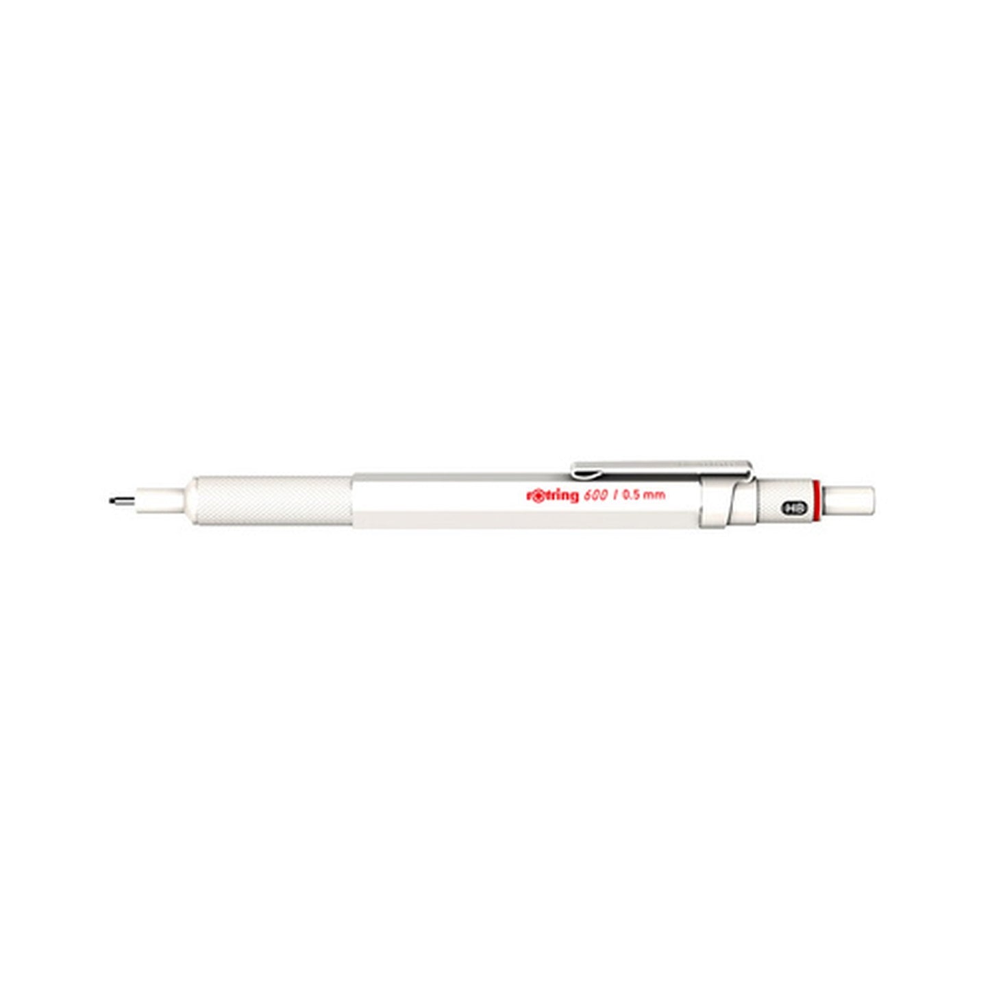 rotring Porte-mine 600 Metallic, 0,5 mm, blanc perle