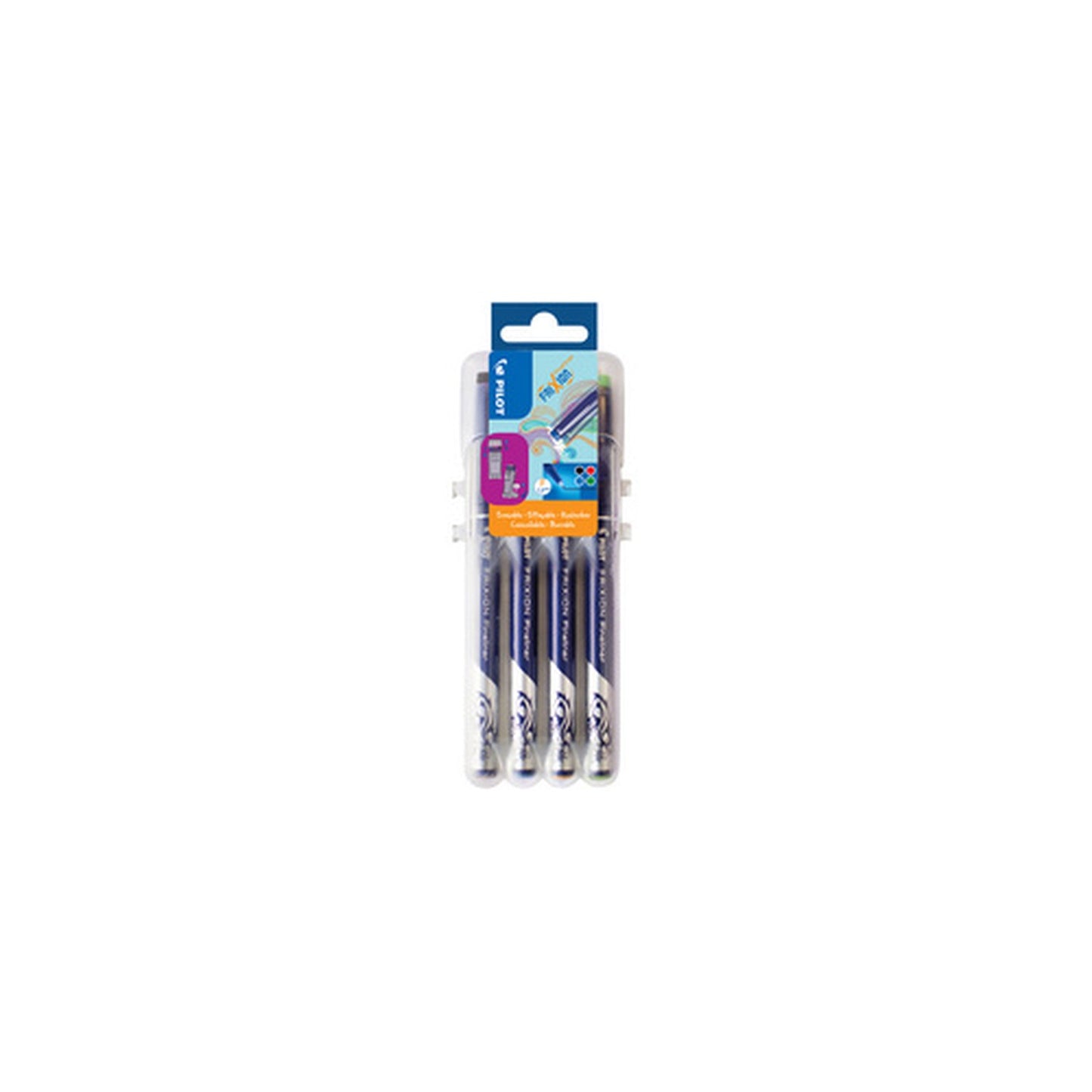 PILOT Stylo feutre Fineliner FRIXION EVOLUTIVE SET, étui 4