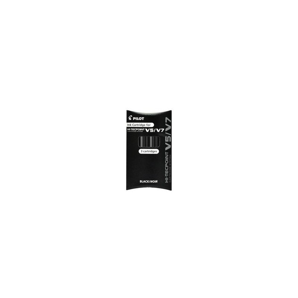 PILOT Cartouches d'encre pour Stylo roller V5/V7, noir