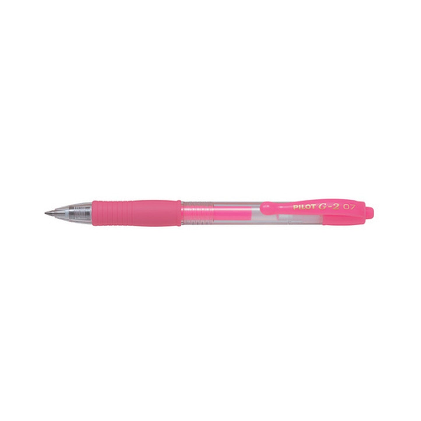 PILOT Stylo à encre gel G2 07 Néon, rose néon