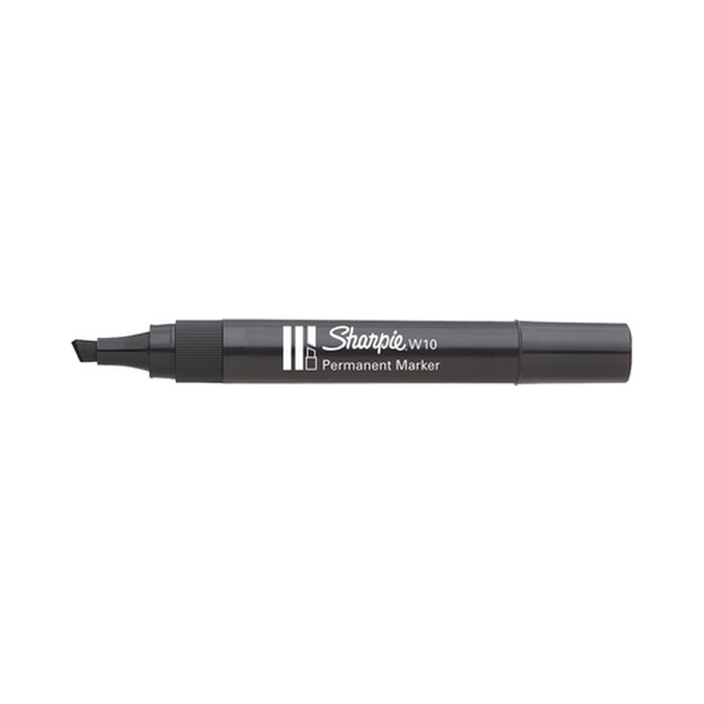 Sharpie Marqueur permanent W10, pointe biseautée, noir