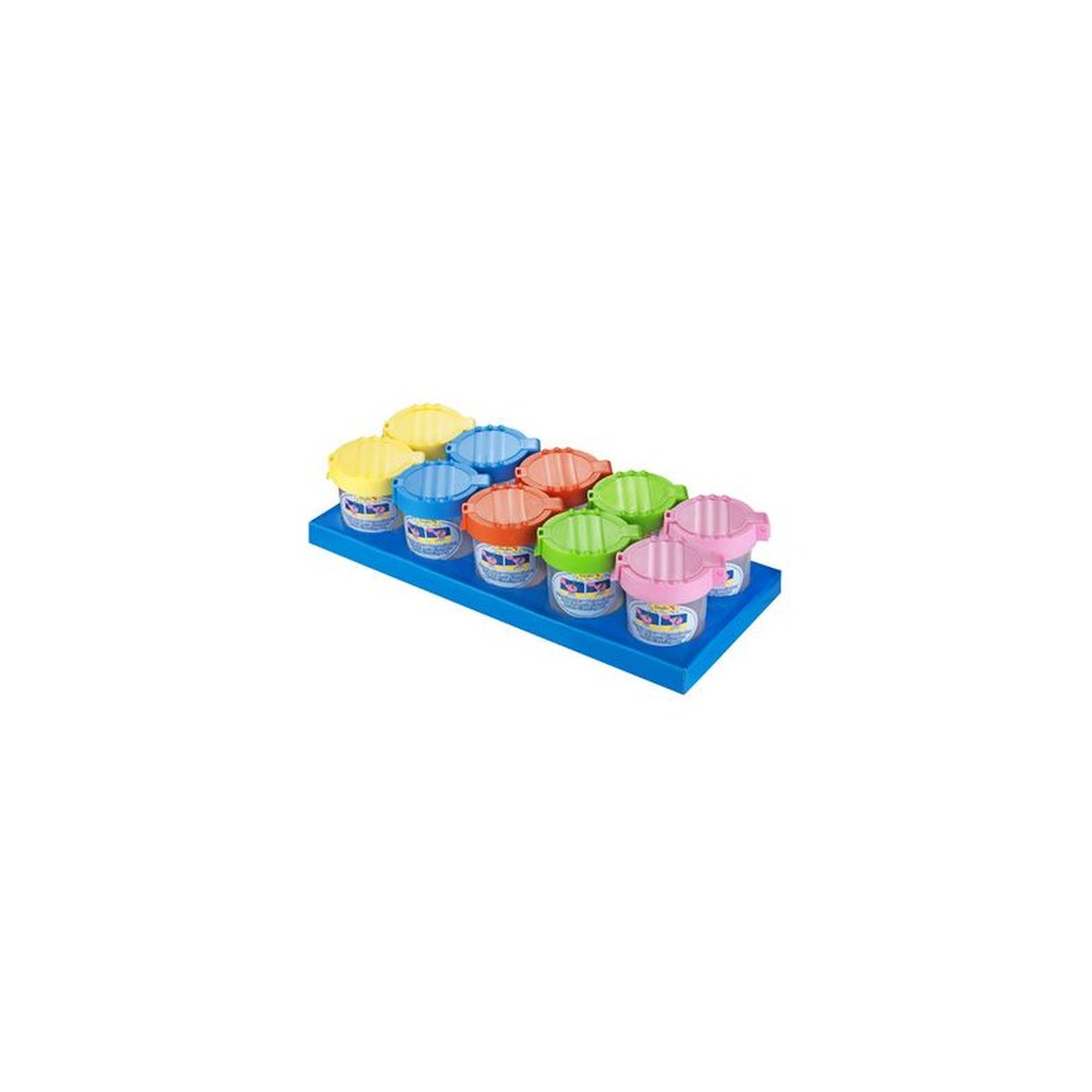 Läufer Gobelet pour pinceaux, gobelet transparent, couvercle
