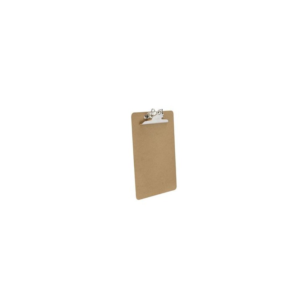 Läufer Porte-bloc à pince, panneau de fibres, A4, brun