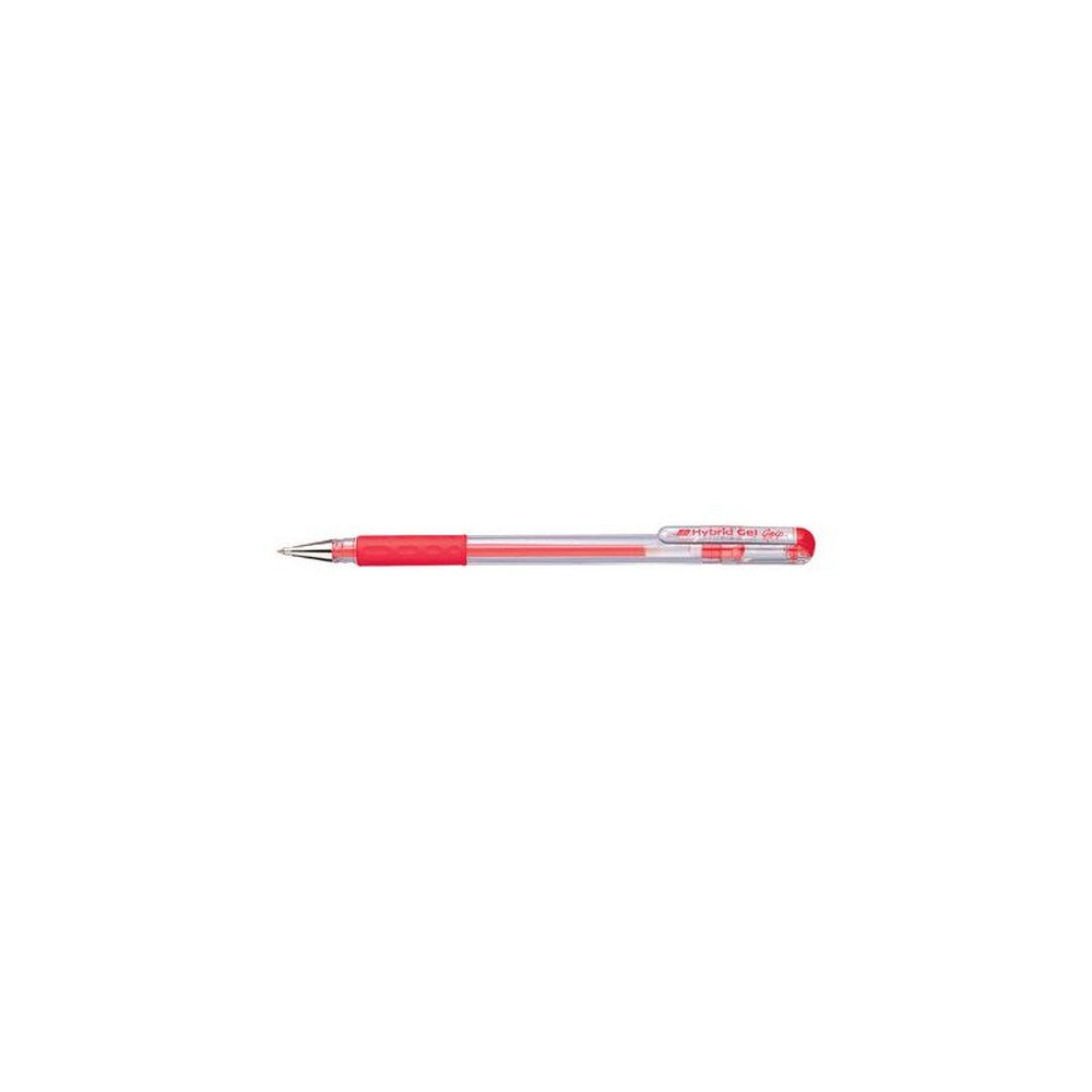 Pentel stylo roller à encre gel Hybrid Gel Grip K116, rouge