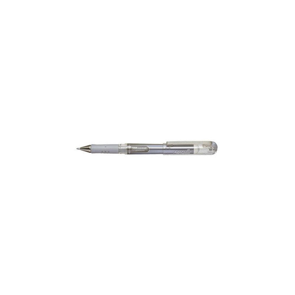 Pentel Stylo roller à encre gel K230M, argent