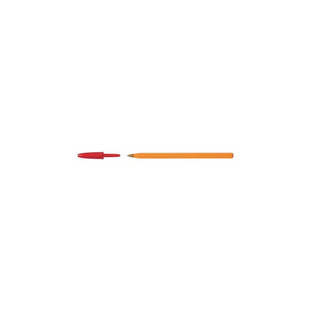 BIC Stylo à bille orange, rouge