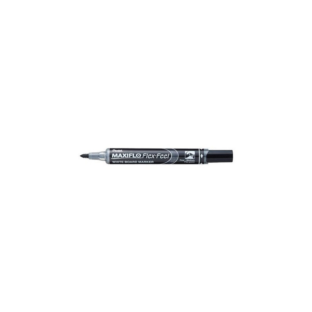 Pentel Marqueur pour tableau blanc MAXIFLO Flex-Feel, noir
