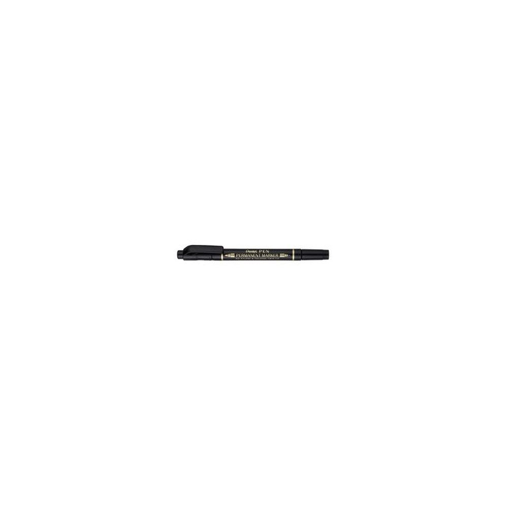 Pentel Marqueur permanent Pen, double pointe, noir