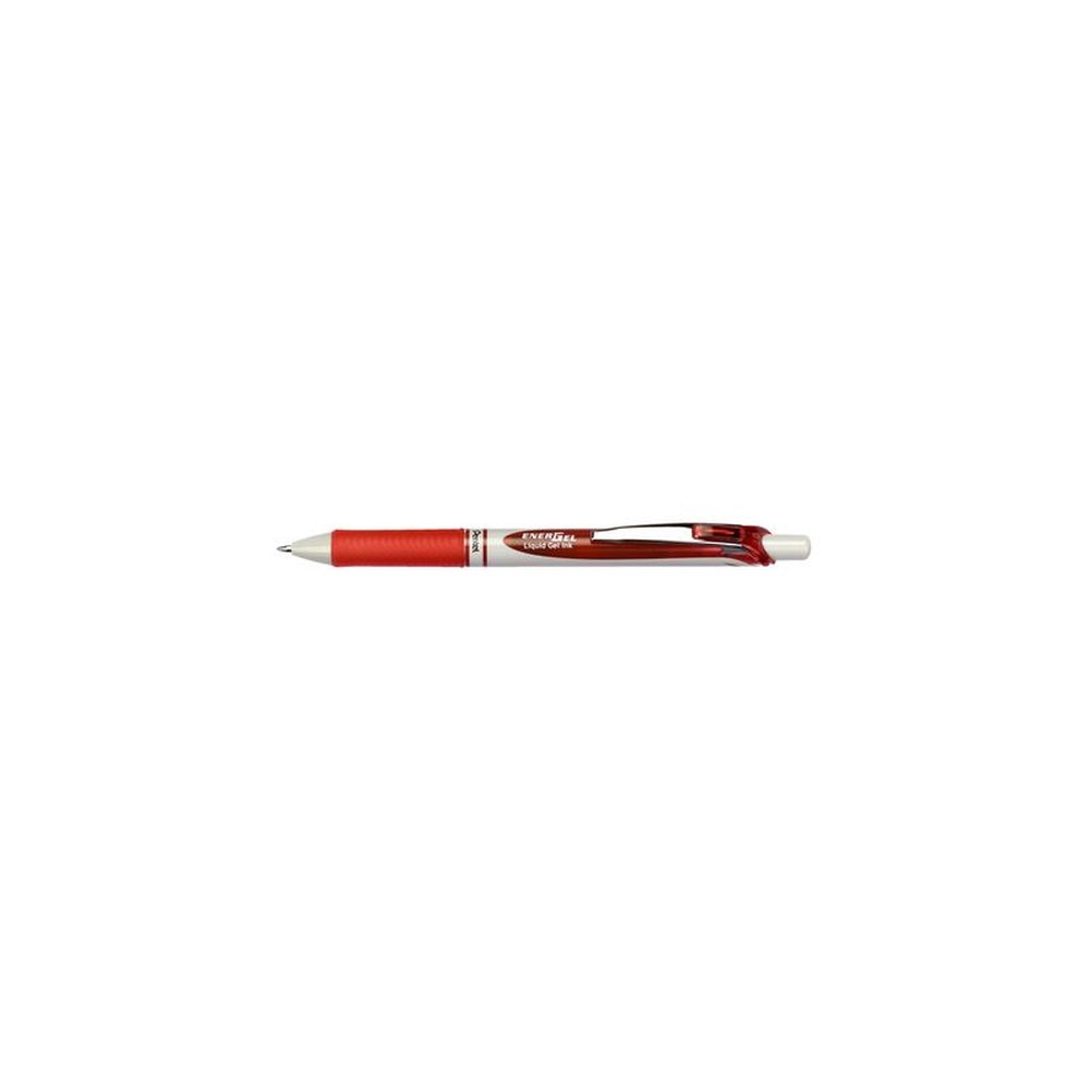 Pentel Stylo roller à encre gel EnerGel BL77 Eco, rouge