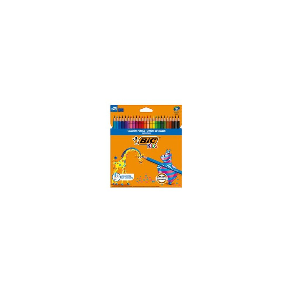 BIC KIDS Crayon de couleur Evolution ecolutions, étui en