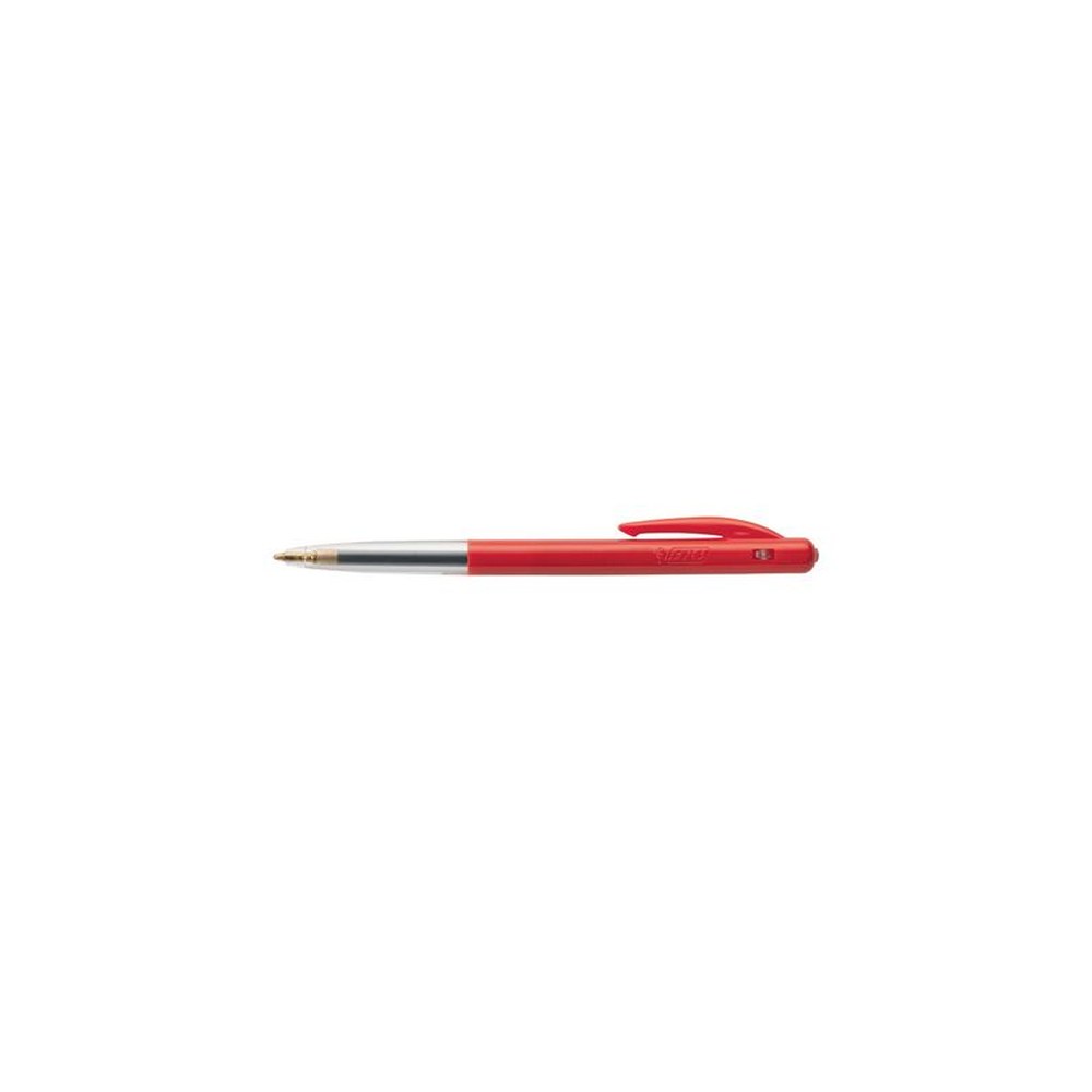 BIC Stylo à bille rétractable M10, rouge