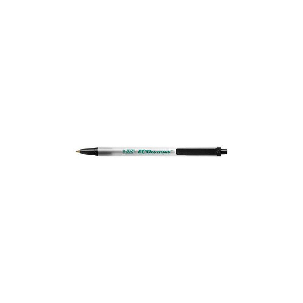 BIC Stylo à bille rétractable ECOlutions Clic Stic, noir