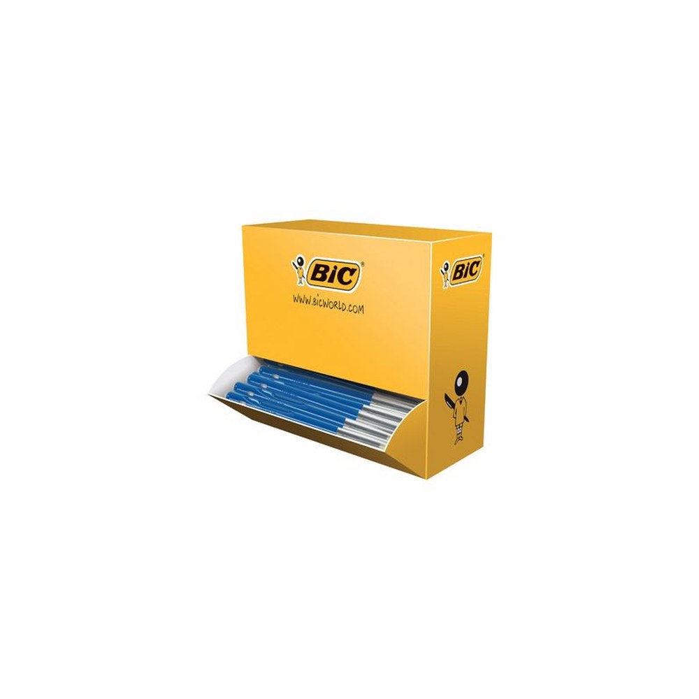 BIC Stylo à bille rétractable M10 clic, VALUE PACK, bleu