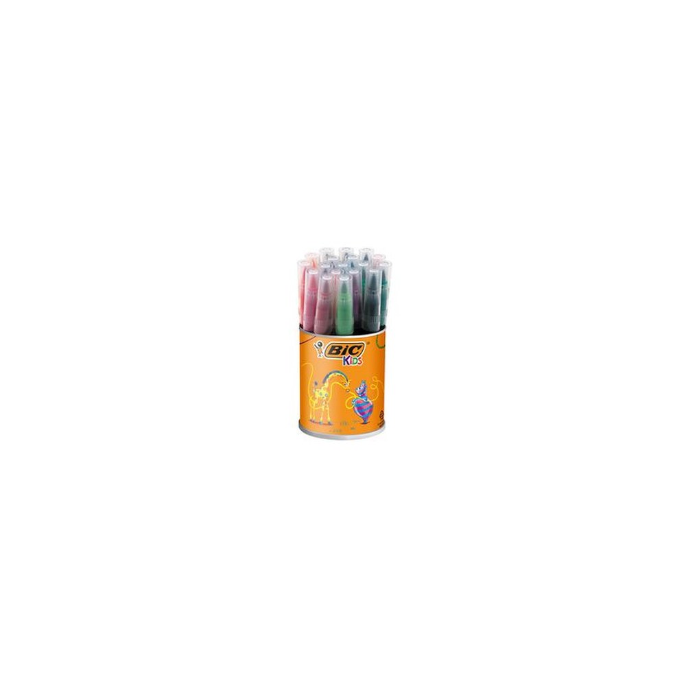 BIC KIDS Feutre Visaquarelle, boîte ronde de 18