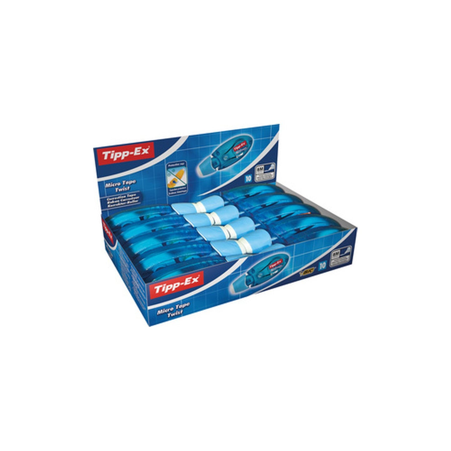 Tipp-Ex Ruban correcteur "Micro Tape Twist", présentoir x10