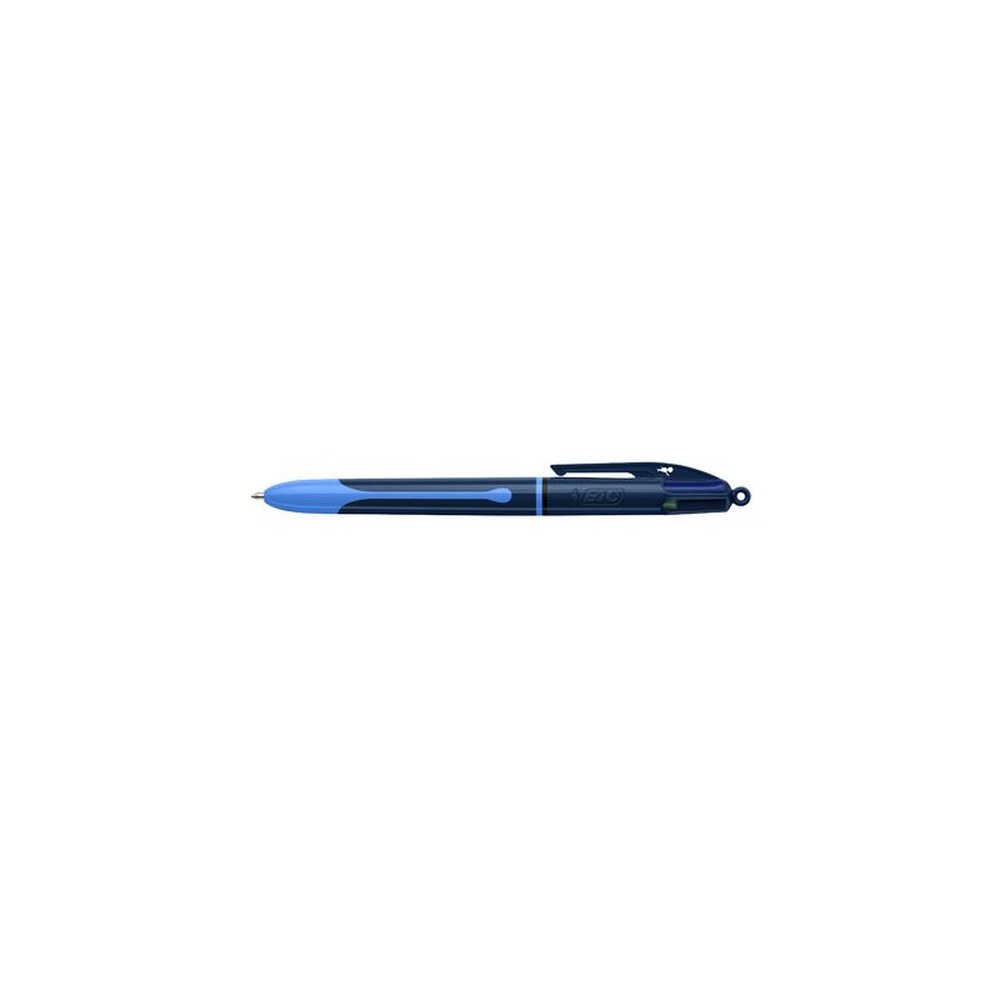 BIC Stylo à bille rétractable 4 Colours Smooth Drop, S