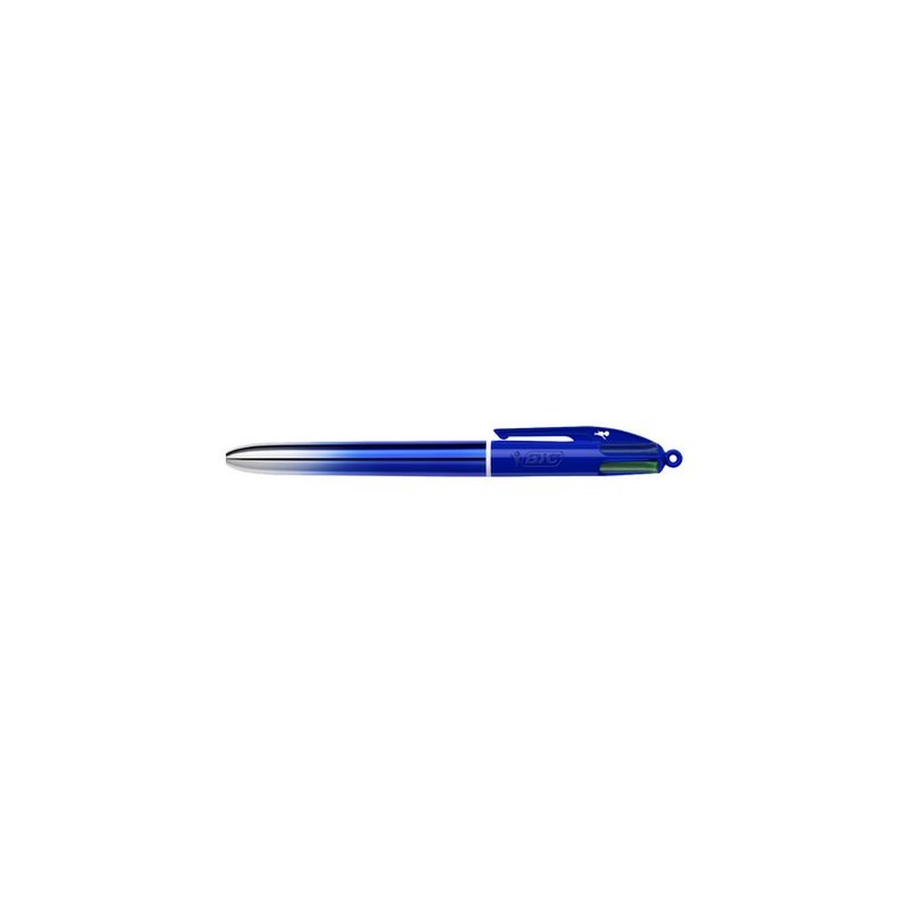 BIC Stylo à bille rétractable 4 Colours Smooth Gradient, S