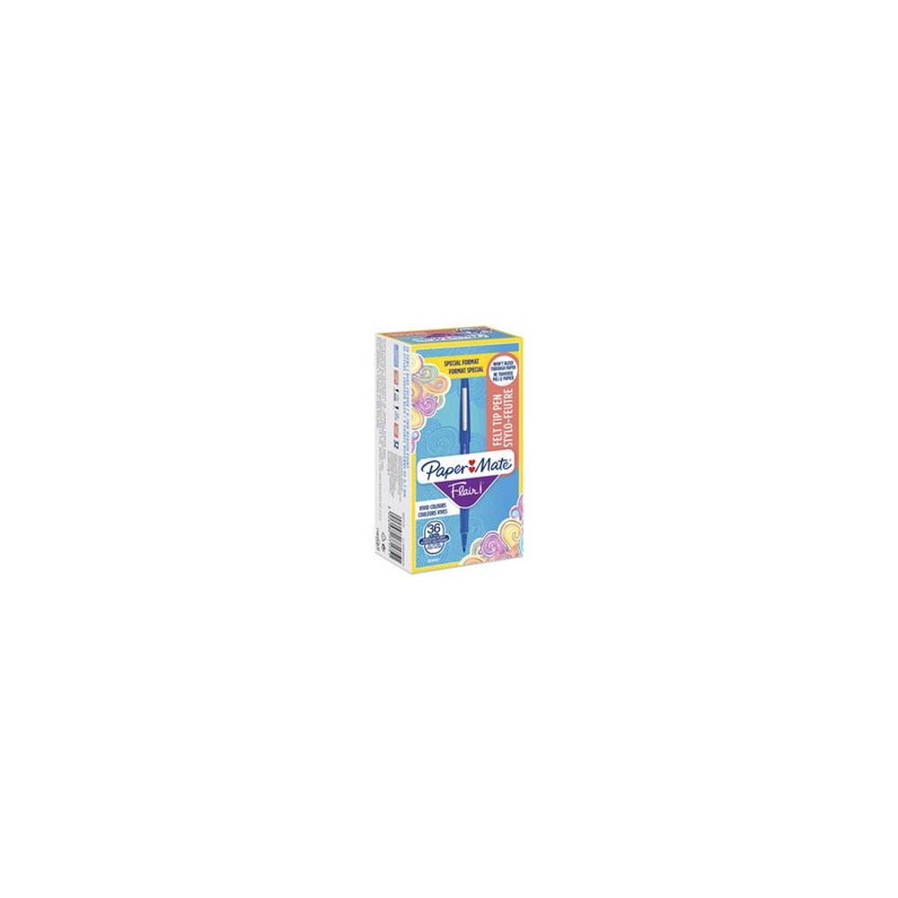 Paper:Mate Stylo feutre Flair Original, Value Pack, bleu