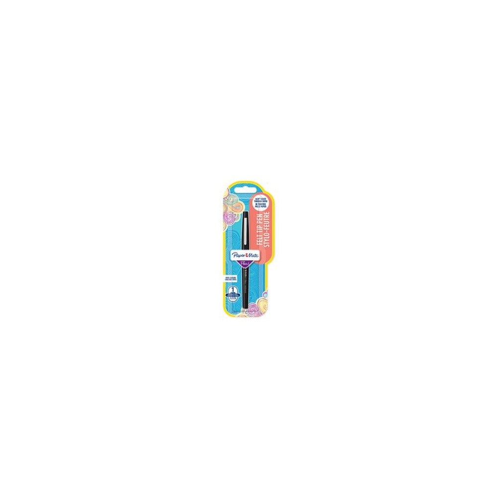 Paper:Mate Stylo feutre Flair, blister de 1, noir