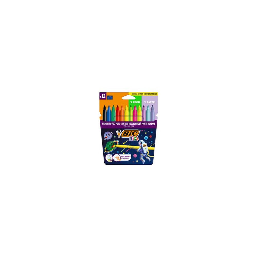 BIC KIDS Feutre Cosmo, étui en carton de 12
