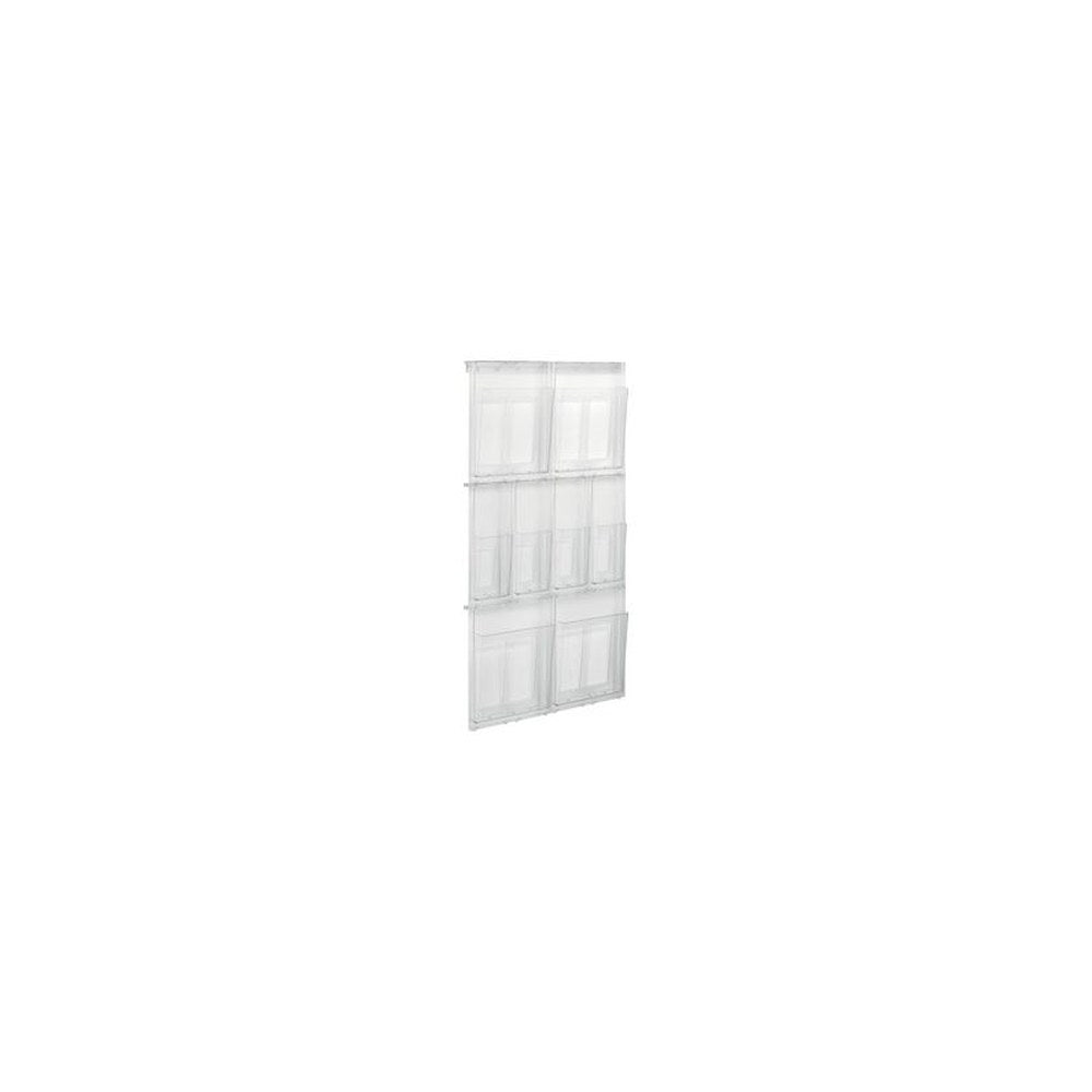 helit Porte-brochures mural "the placativ", transparent