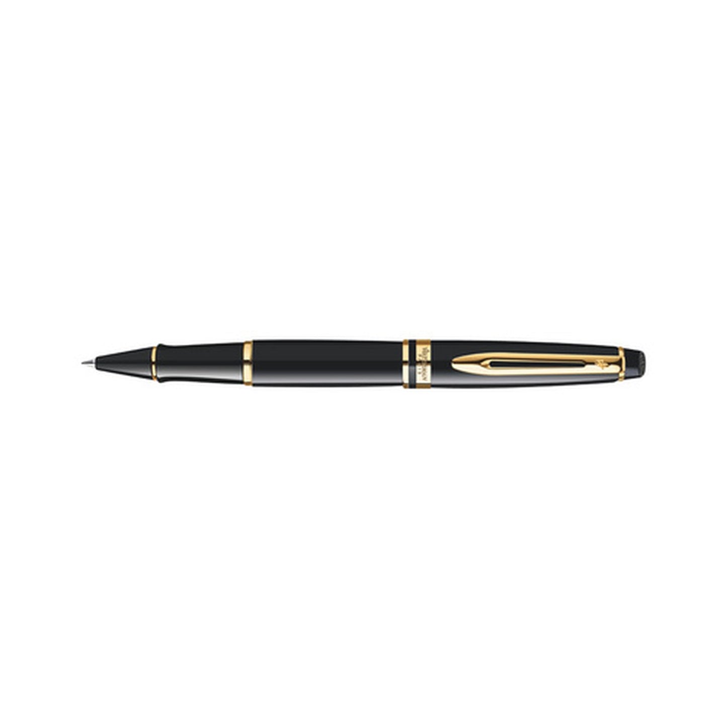 WATERMAN Stylo roller à encre Expert, Black G.C.