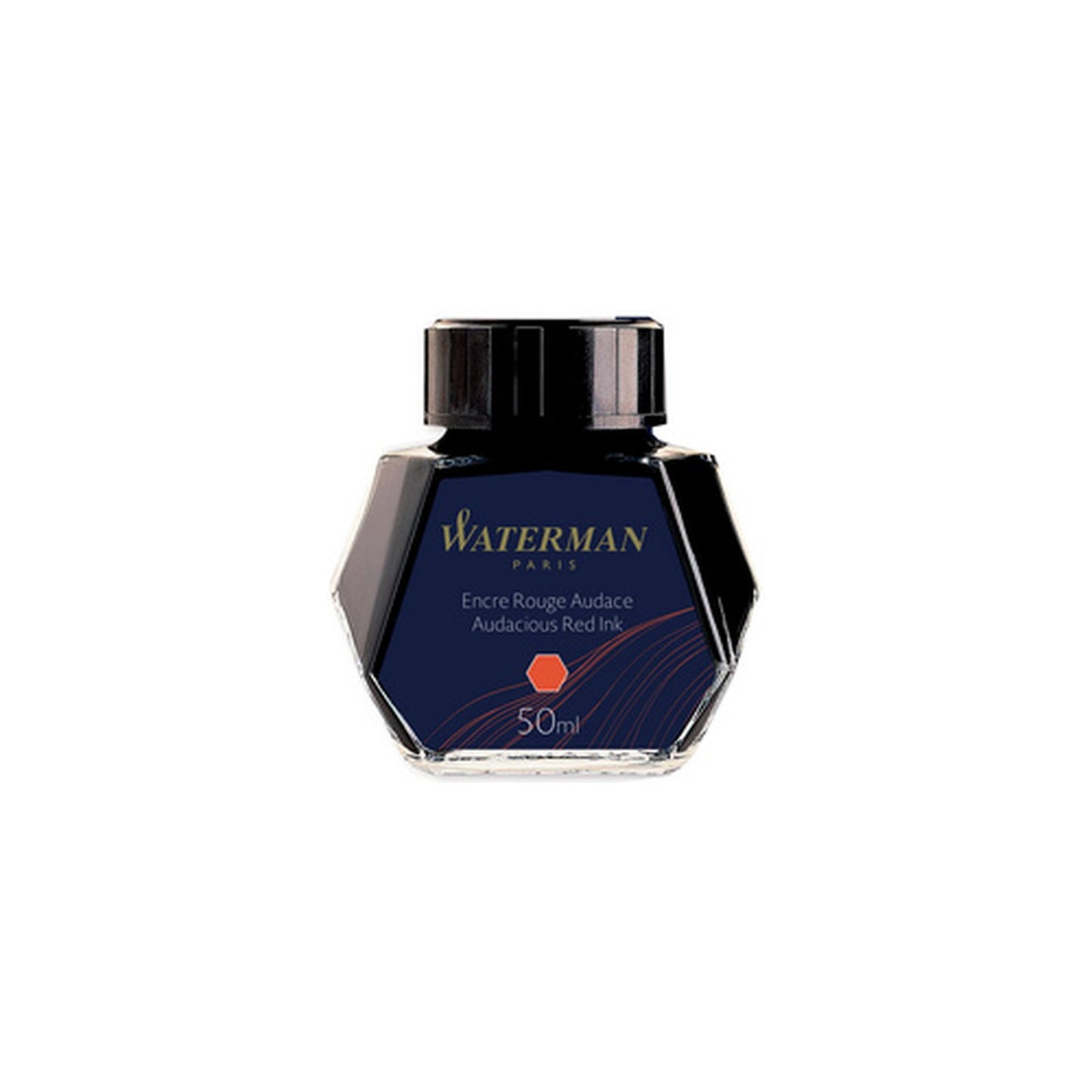 WATERMAN Flacon d'encre, contenu: 50 ml en verre, rouge