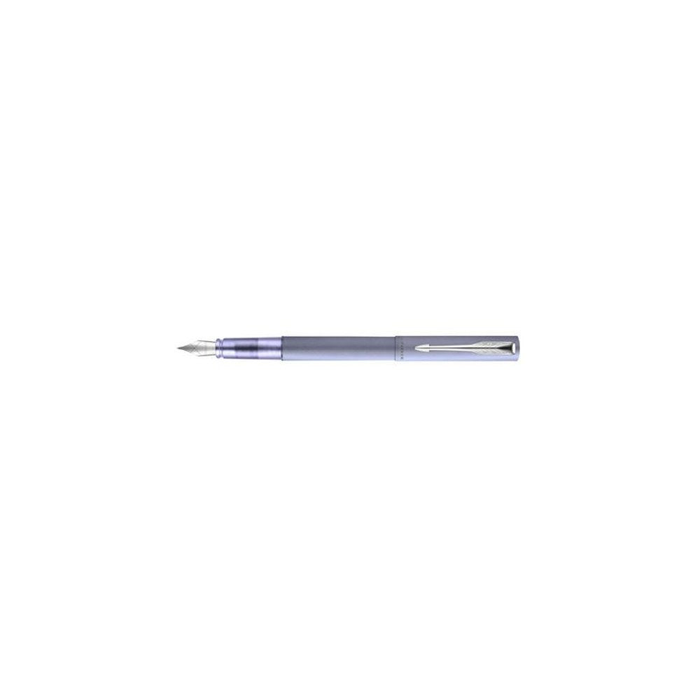 PARKER Stylo plume VECTOR XL, bleu argent mat métallisé C.T.