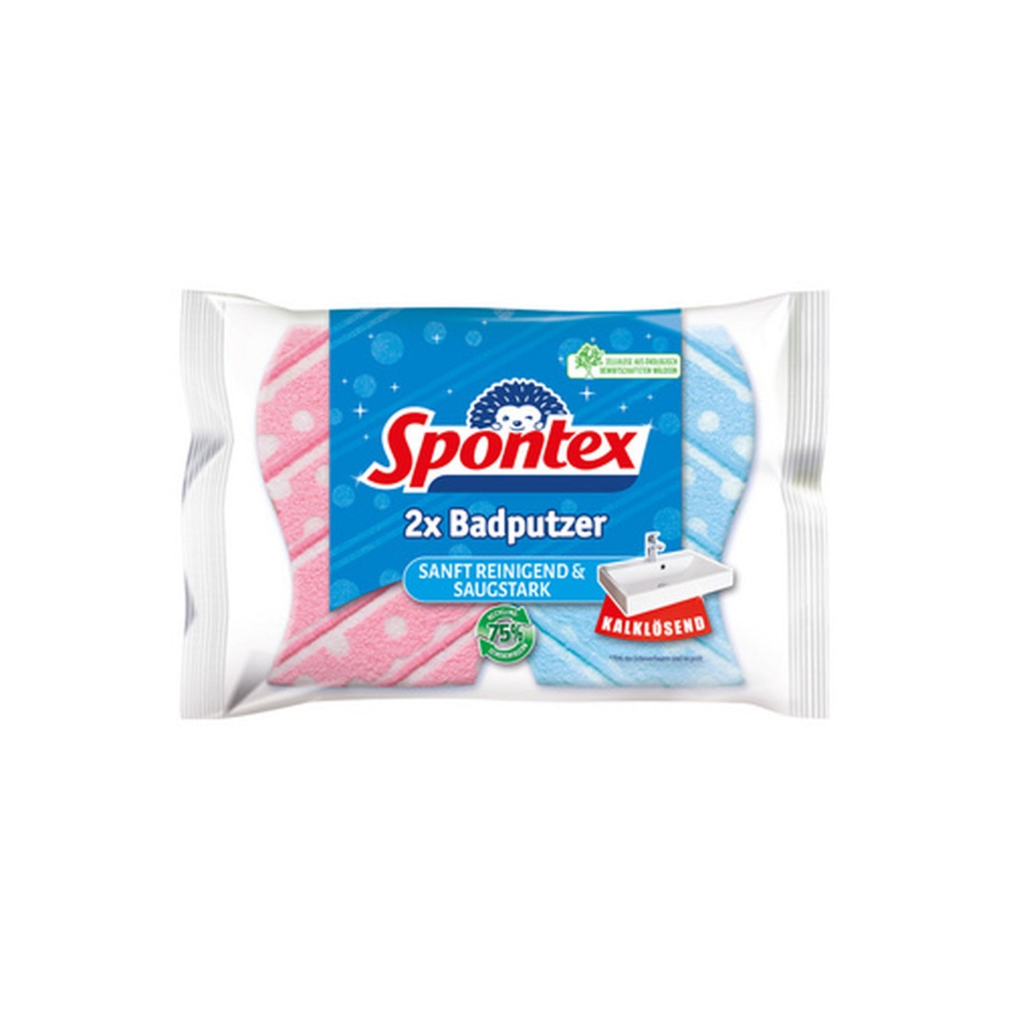 Spontex Éponge à récurer Badputzer, pack de 2