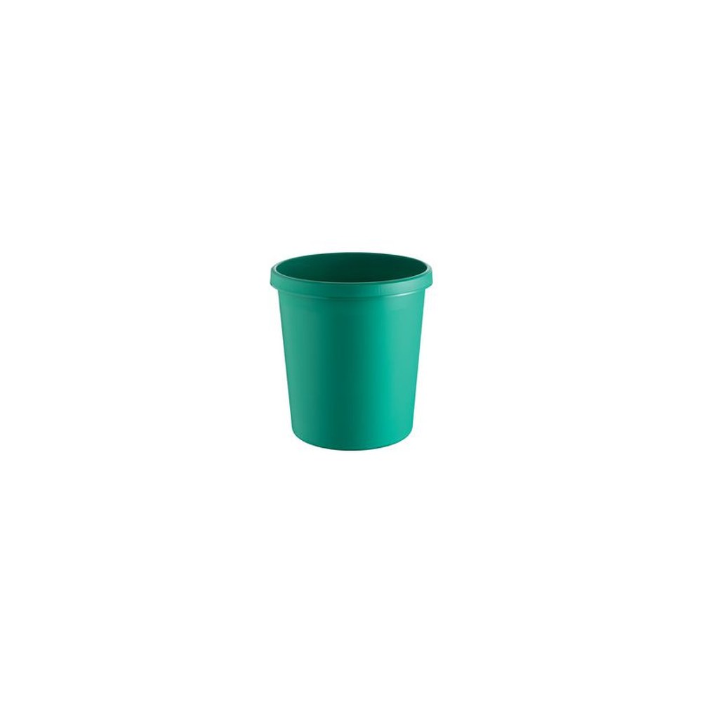 helit Corbeille à papier "the german", 18 litres, PE, vert